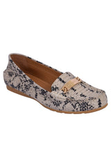 Coach Snakeskin Women'S Leather Loafers