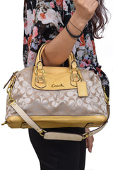 Coach Vintage Ashley Signature Satin Shoulder Bag