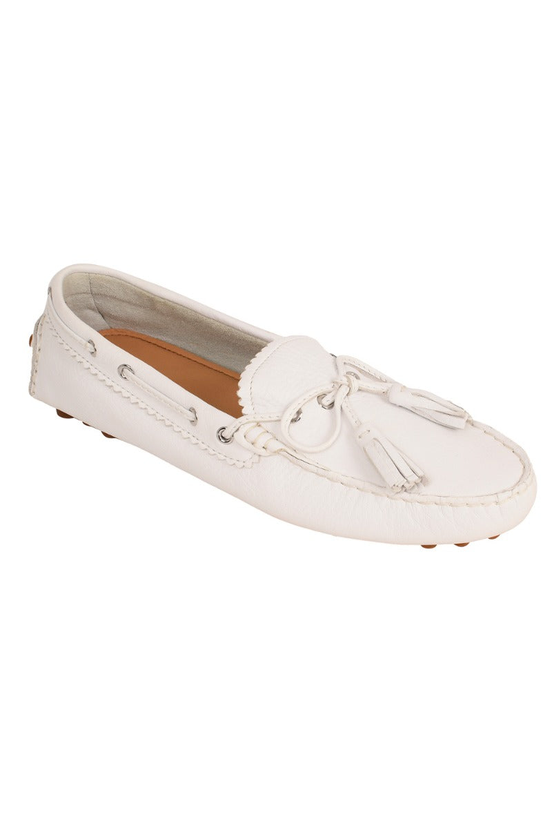 Coach White Loafers
