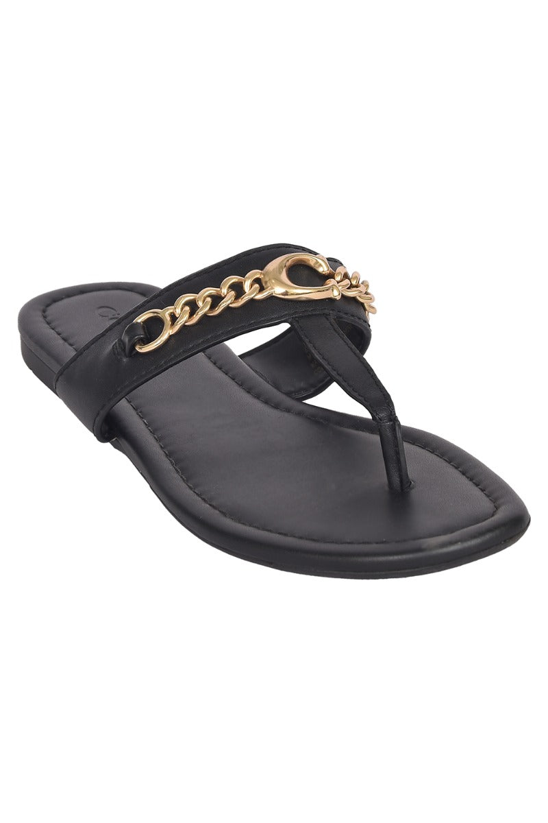 coach-women-s-black-knotted-flats