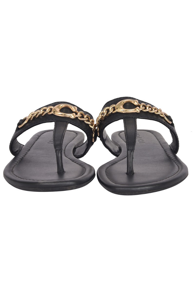 coach-women-s-black-knotted-flats