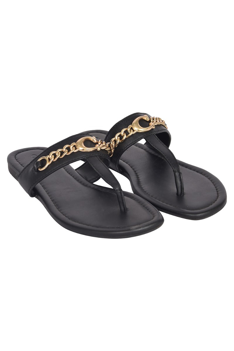 coach-women-s-black-knotted-flats