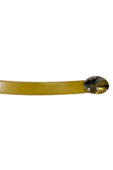 D&G Patent Leather Logo Belt