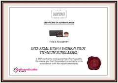 Dita Axial Dts502 Fashion Pilot Titanium Sunglasses
