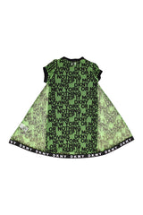 Dkny Kid'S Mesh & Milano Slogan Dresses