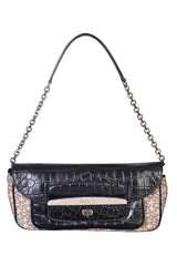 Dkny Monogram Canvas Shoulder Bag