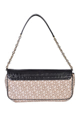 Dkny Monogram Canvas Shoulder Bag