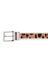 Dolce And Gabbanna Leaopard Print Belt