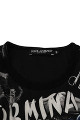 Dolce & Gabbana Size L Designer Printed T-Shirt