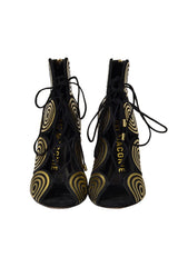 Kat Maconie Vera Gold Spiral Ghillie Heels