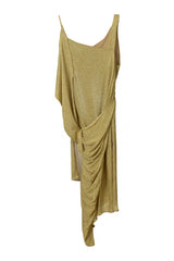 Diane Von Frustenberg Gold Chainmail Dress