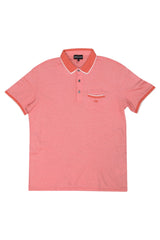 Emporio Armani Peach Solid Polo T-Shirt