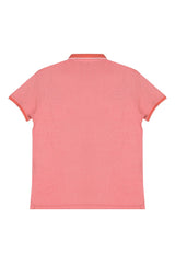 Emporio Armani Peach Solid Polo T-Shirt