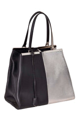 Fendi Black Silver Large 3 Jours Tote Bag