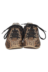Fendi Brown Zucca Sneakers
