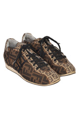 Fendi Brown Zucca Sneakers