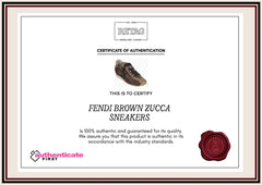 Fendi Brown Zucca Sneakers
