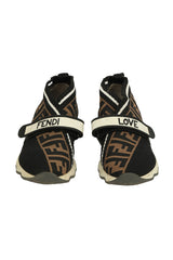 Fendi EU 36 Zucca Brown Sneakers