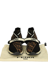 Fendi EU 36 Zucca Brown Sneakers