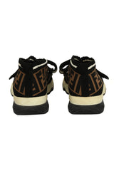 Fendi EU 36 Zucca Brown Sneakers