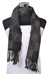 fendi-logo-black-grey-scarf