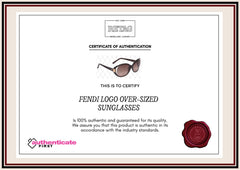Fendi Logo Over-Sized Sunglasses