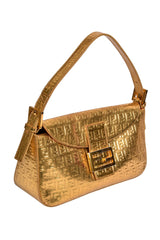 Fendi Metallic Mama Baguette Bag