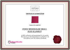 Fendi Monogram Small Kids Blanket