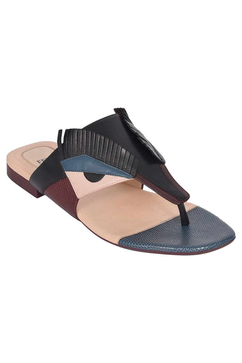 fendi-multicolor-bugs-paneled-leather-thing-sandals