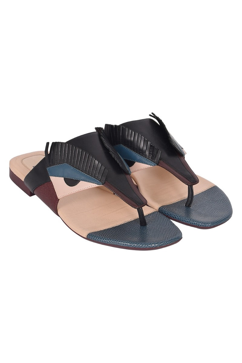 fendi-multicolor-bugs-paneled-leather-thing-sandals