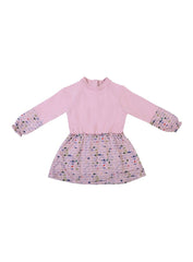 Fendi Pastel Pink Fendi Monogram Cotton Jersey Dress