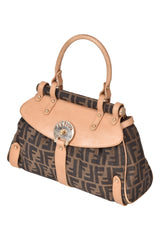 Fendi Tobacco Zucca Magic Shoulder Bag