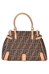 Fendi Tobacco Zucca Magic Shoulder Bag