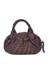 Fendi Tobacco Zucca Spy Bag
