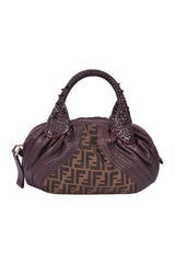 Fendi Tobacco Zucca Spy Bag