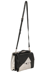 Fendi Vitello Elite Bi-Color Demi Jour Shoulder Bag