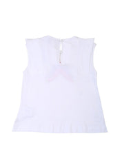 Fendi White Ff Birds Sequins Top