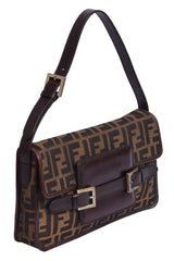Fendi Zucca Canvas Baguette
