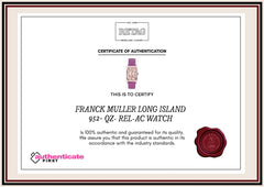 Franck Muller Long Island 952- QZ- REL-AC Watch