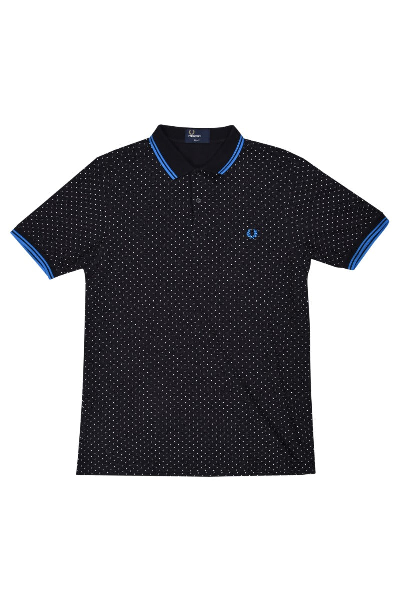 Fred Perry Black Polka Dot T-Shirt
