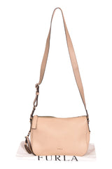 Furla Leather Beige Crossbody Bag