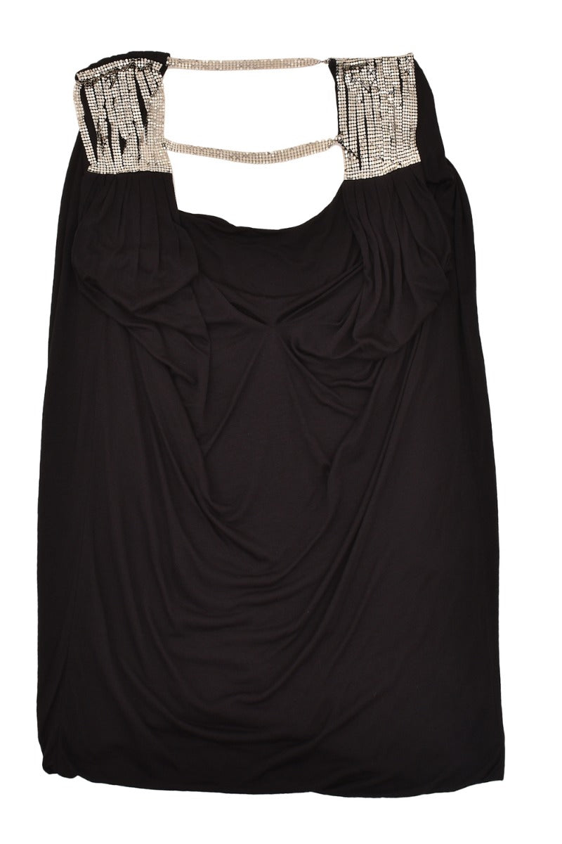 Gianni Versace Cowl Sequins Top