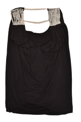 Gianni Versace Cowl Sequins Top