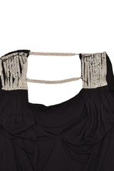 Gianni Versace Cowl Sequins Top