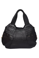 gianni-versace-logo-embossed-hobo-bag