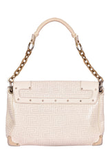 Gianni Versace Patent Leather Snap Out Satchel Bag