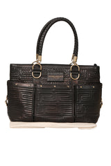 Gianni Versace Patent Leather Tote Bag Rt168-10