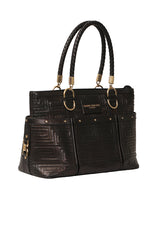 Gianni Versace Patent Leather Tote Bag Rt168-10