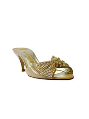 Gina Swarovski Crystal Diamante Bow Heels