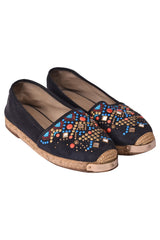 Tory Burch Logo Peep Toe Wedges Rt127-10